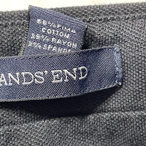 Lands End Faux Wrap Black Long Dress Plus Size 3X Sleeveless u - Picture 6 of 8